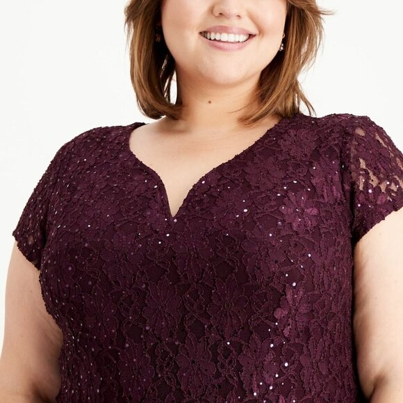 ($109) Connected Apparel Women's Plus Size Formal Evening Party Prom Dress, 14W - Picture 3 of 14